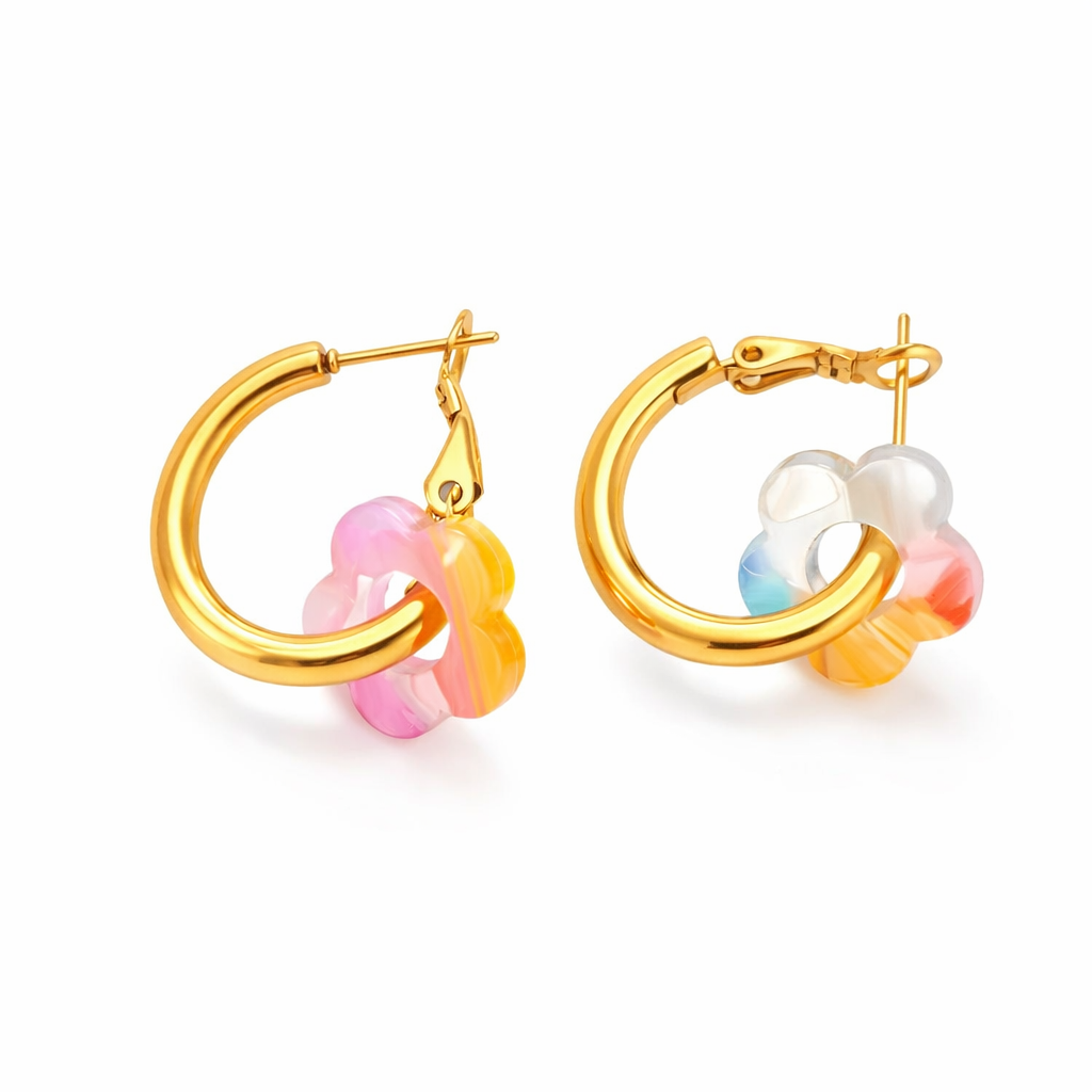 Bird of paradise - boucles d'oreilles