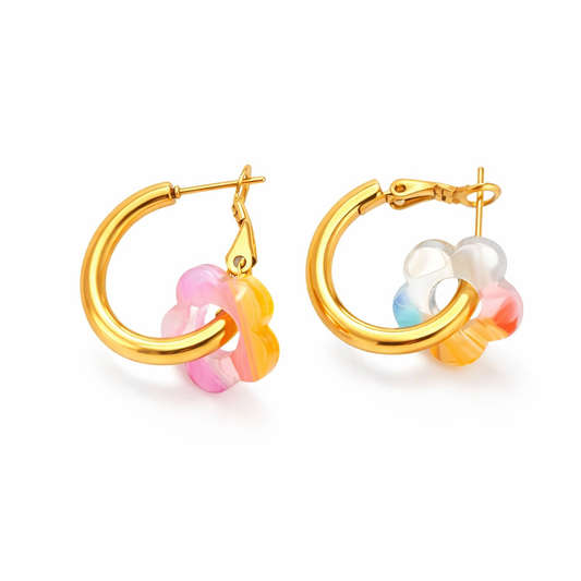 Bird of paradise - boucles d'oreilles