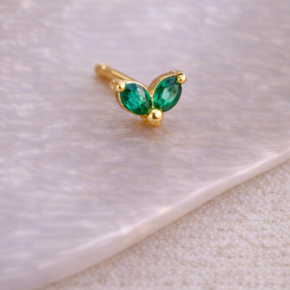 Emerald wings - boucles d'oreilles