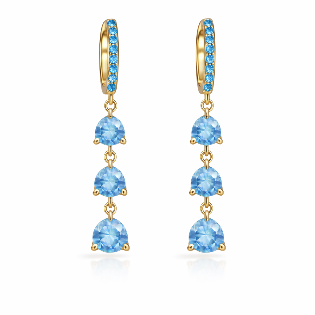 Forget me not - boucles d'oreilles