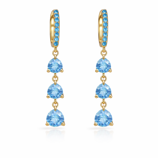 Forget me not - boucles d'oreilles