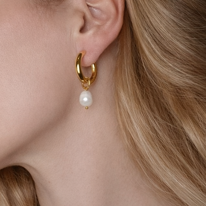 Freshwater Pearls - boucles d'oreilles
