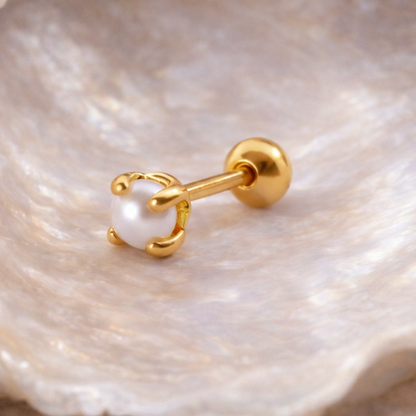 Silk pearl - piercing d'oreille