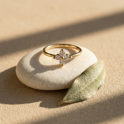 Flor de sal - bague