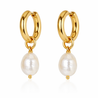 Freshwater Pearls - boucles d'oreilles