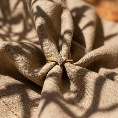 Flor de sal - bague