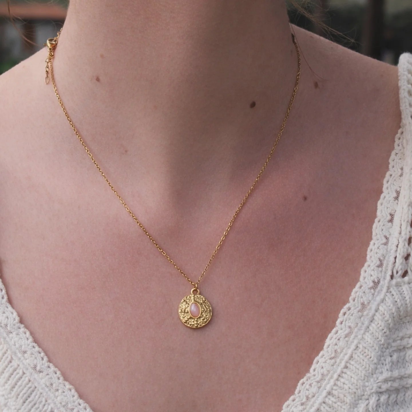Blush stone duo - colliers