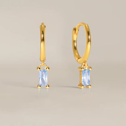 Blue sky poetry - boucles d'oreilles