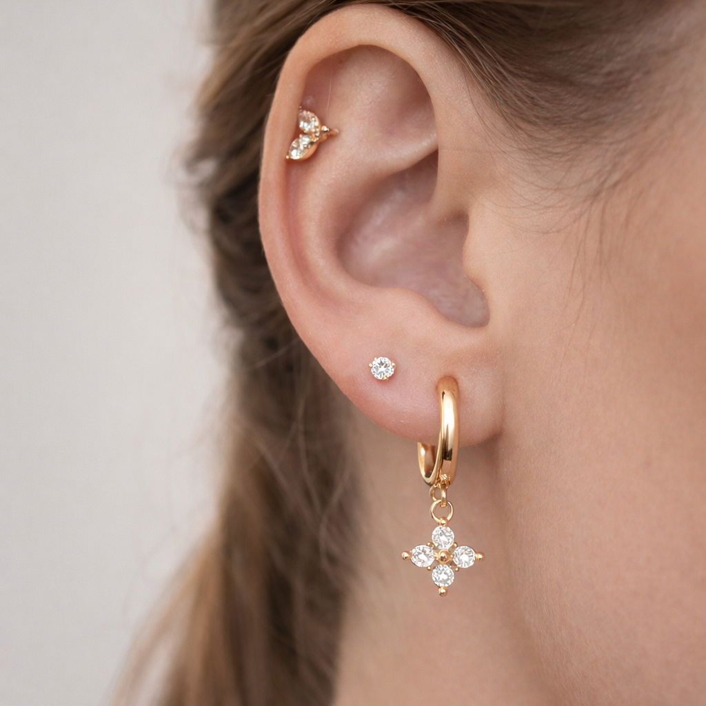 Clover - boucles d'oreilles