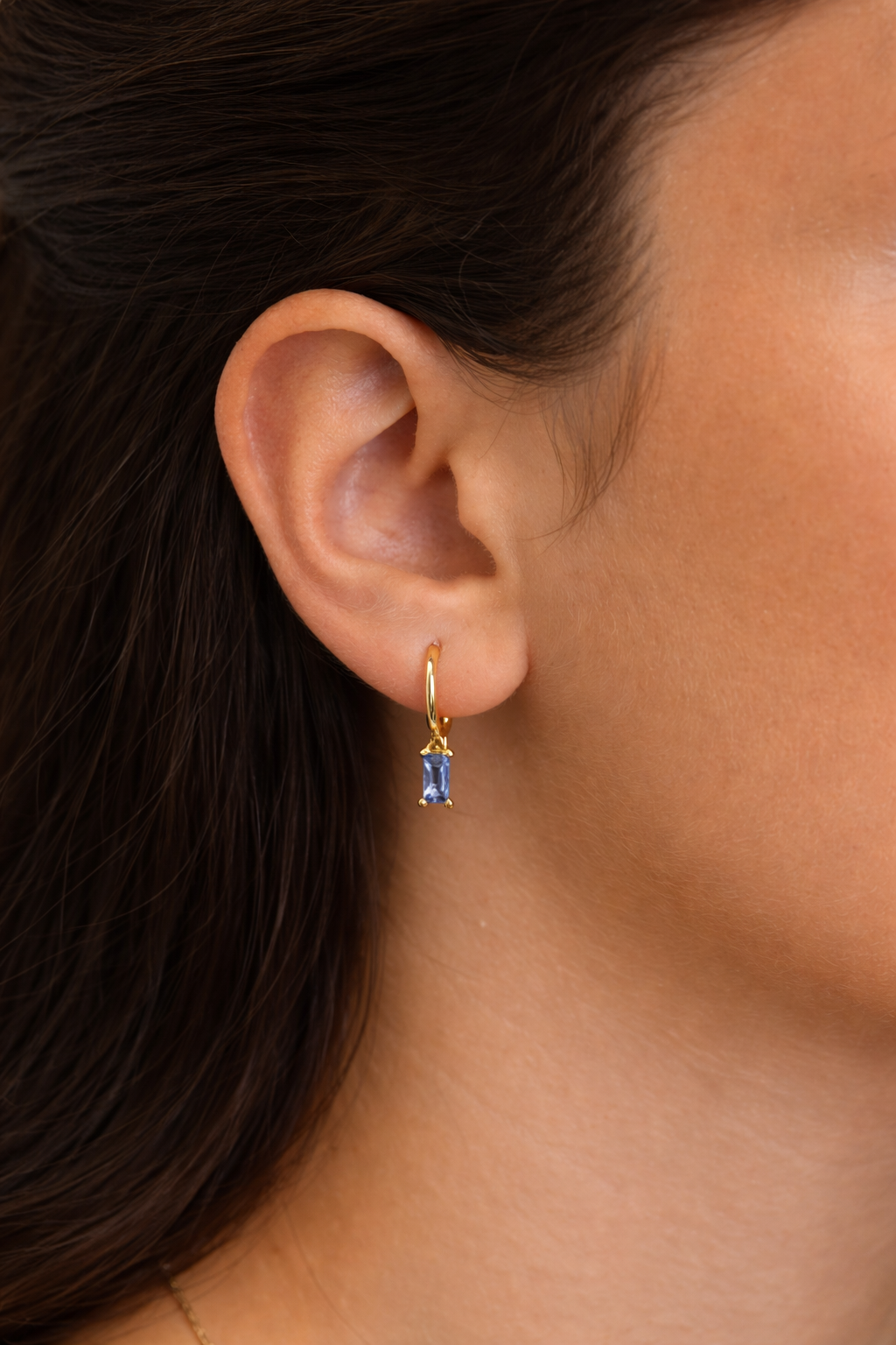 Blue sky poetry - boucles d'oreilles